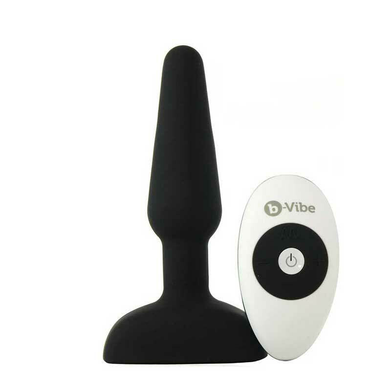 B-Vibe Trio Vibrating Anal Plug - Black