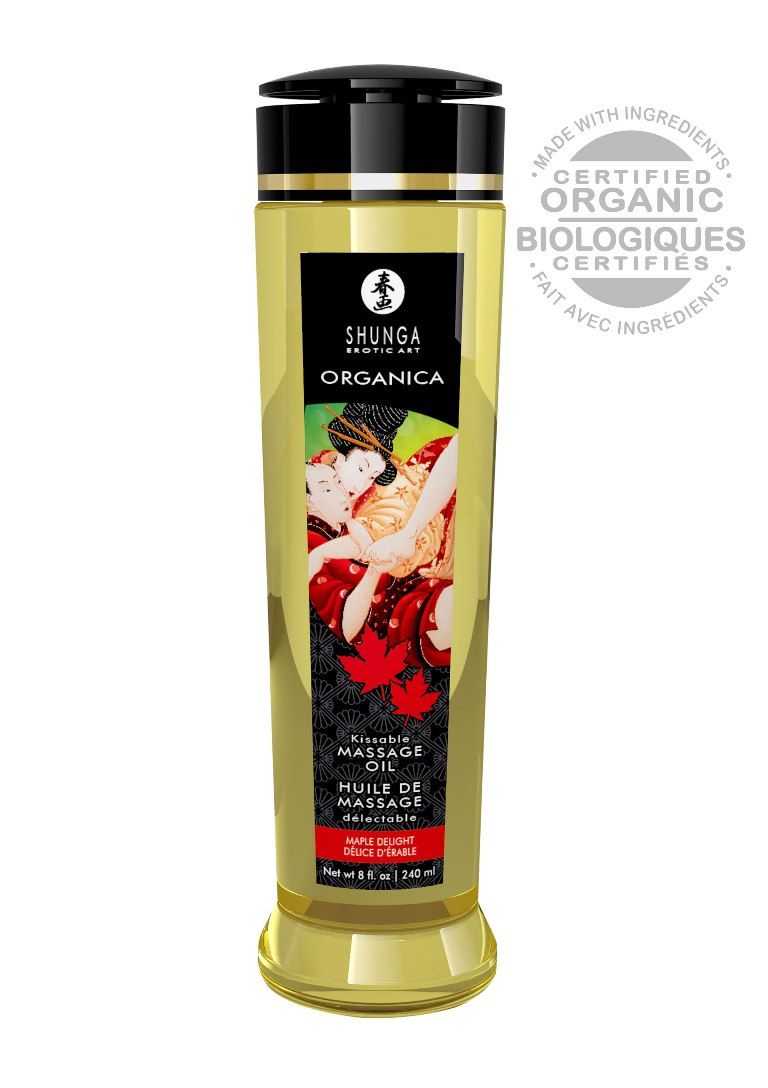 Shunga - Organic Edible Massage Oil Massage Oil - 240ml Photo - 2