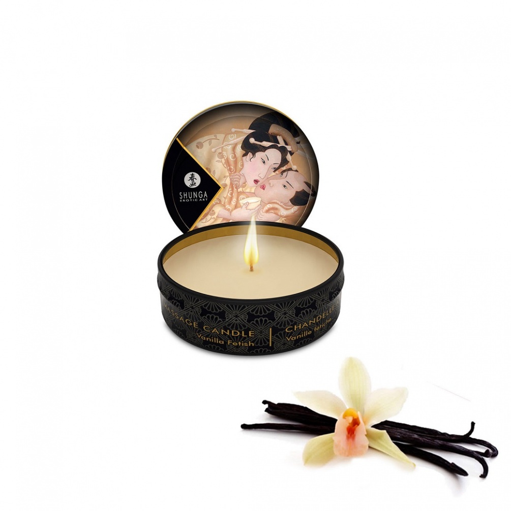 Shunga - Desire Vanilla Massage Candle - 30ml Photos - 3