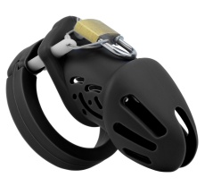 FAAK - Silicone Chastity Lock 114 - Black