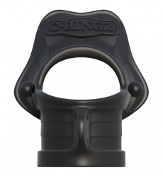 Pipedream - Rock Hard Penis Ring & Extension - Black