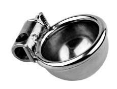MT - Short version of penis chastity lock 45mm - Silver