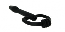 Master Series - D-Ring Urethral Plug - Black
