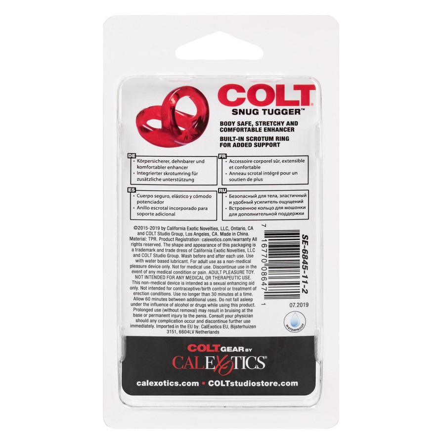 CEN - Colt 陰莖箍睪環 - 紅色 照片-8