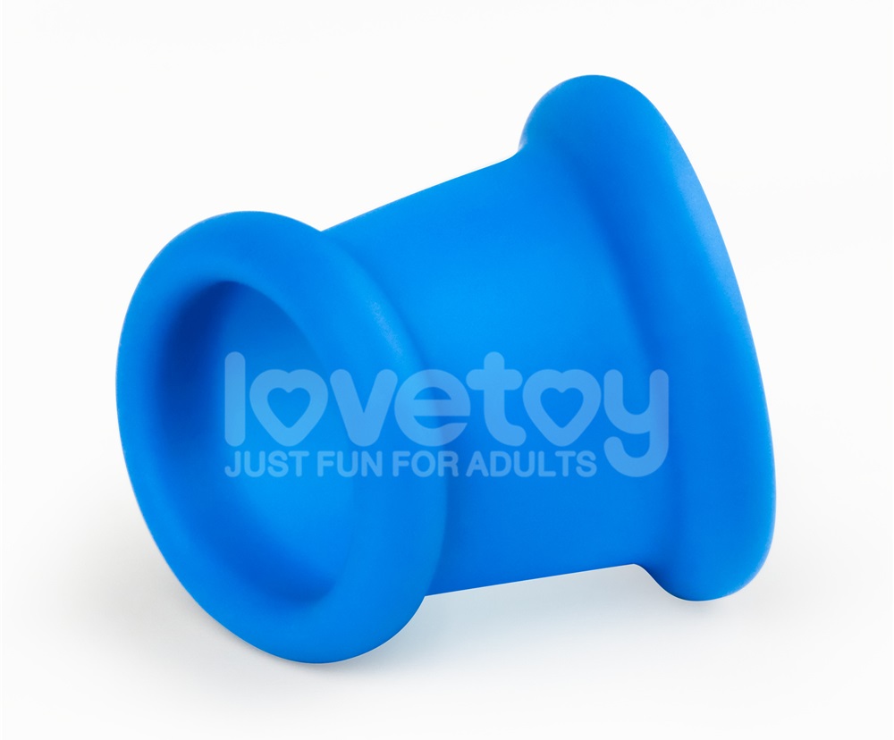 Lovetoy - Pinnacle Pro 陰囊拉伸箍睪環 - 藍色 照片-7