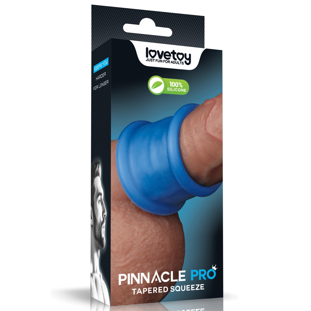 Lovetoy - Pinnacle Pro 陰囊拉伸箍睪環 - 藍色 照片-11