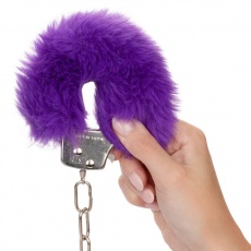 CEN - Super fluffy furry handcuffs - purple