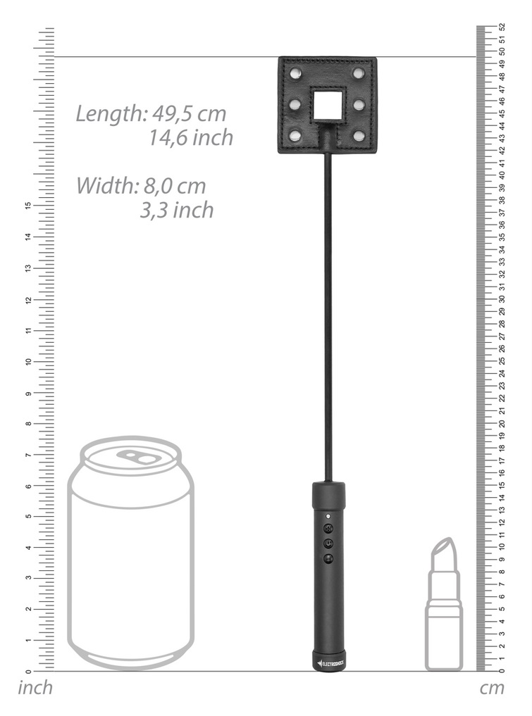 ElectroShock - 電刺激馬鞭 - 黑色 照片-5