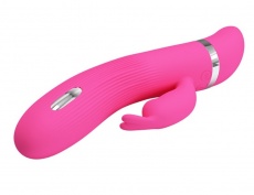 Pretty Love - Ingram Rabbit Vibrator with Electric Shock - Pink