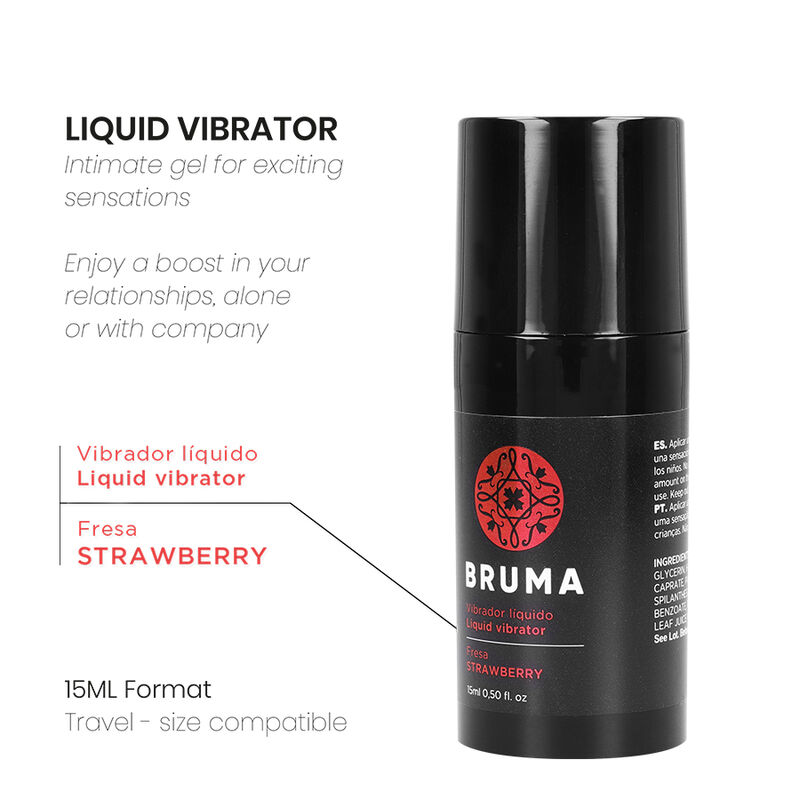 Bruma - Vibration orgasm liquid strawberry flavor - 15ml Photos -5