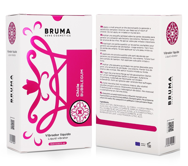 Bruma - Vibration orgasm liquid bubble gum Flavor - 15ml Photo - 7